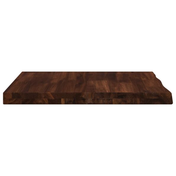 vidaXL Obdĺžnikový stôl 60 x 60 x 3,5 cm Štvorcový Tmavohnedá – Obrázok 4
