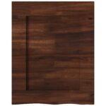 vidaXL Obdĺžnikový stôl 60 x 60 x 3,5 cm Štvorcový Tmavohnedá – Obrázok 5
