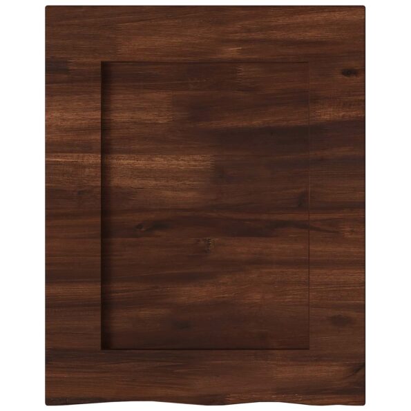 vidaXL Obdĺžnikový stôl 60 x 60 x 3,5 cm Štvorcový Tmavohnedá – Obrázok 5