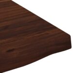 vidaXL Obdĺžnikový stôl 60 x 60 x 3,5 cm Štvorcový Tmavohnedá – Obrázok 6