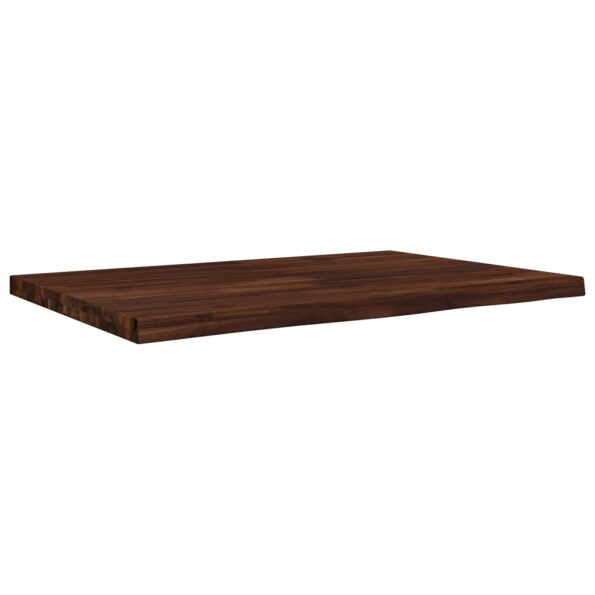 vidaXL Obdĺžnikový stôl 90 x 50 x 3,5 cm Obdĺžnikový Tmavohnedá – Obrázok 2