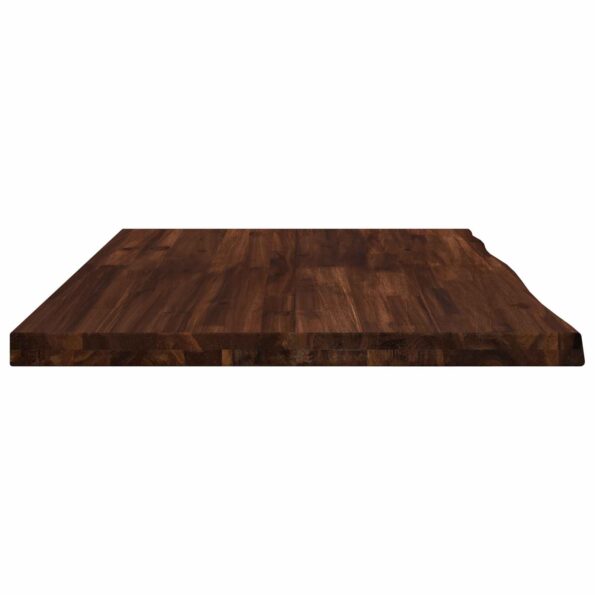 vidaXL Obdĺžnikový stôl 90 x 50 x 3,5 cm Obdĺžnikový Tmavohnedá – Obrázok 3