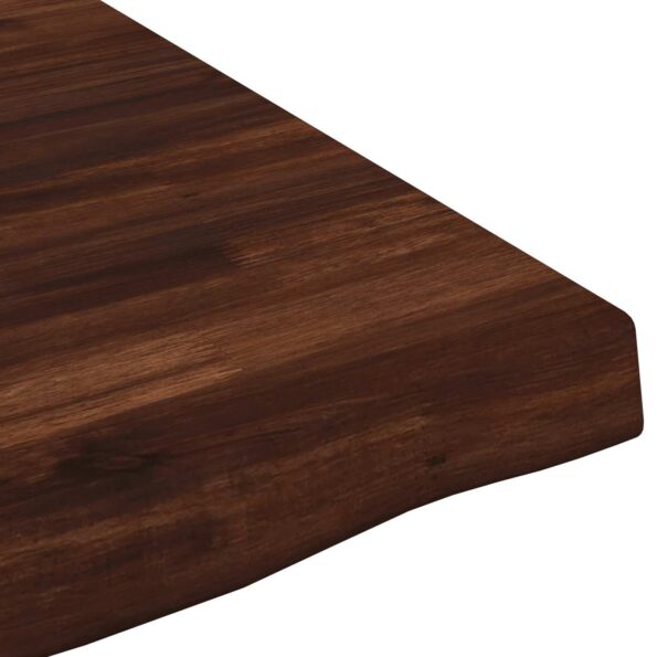 vidaXL Obdĺžnikový stôl 90 x 50 x 3,5 cm Obdĺžnikový Tmavohnedá – Obrázok 5