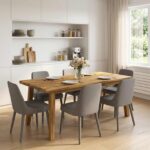 vidaXL Obdĺžnikový stôl 90 x 50 x 3,5 cm Obdĺžnikový Biela