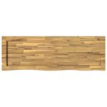 vidaXL Obdĺžnikový stôl 90 x 50 x 3,5 cm Obdĺžnikový Biela – Obrázok 4