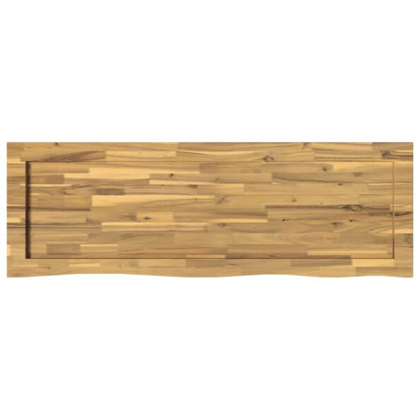 vidaXL Obdĺžnikový stôl 90 x 50 x 3,5 cm Obdĺžnikový Biela – Obrázok 4