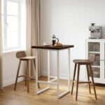 vidaXL Obdĺžnikový stôl 90 x 50 x 3,5 cm Obdĺžnikový Tmavohnedá