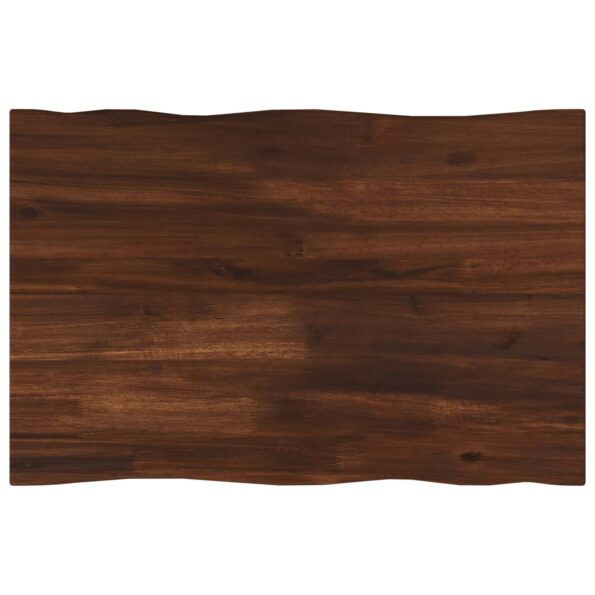 vidaXL Obdĺžnikový stôl 90 x 50 x 3,5 cm Obdĺžnikový Tmavohnedá – Obrázok 2