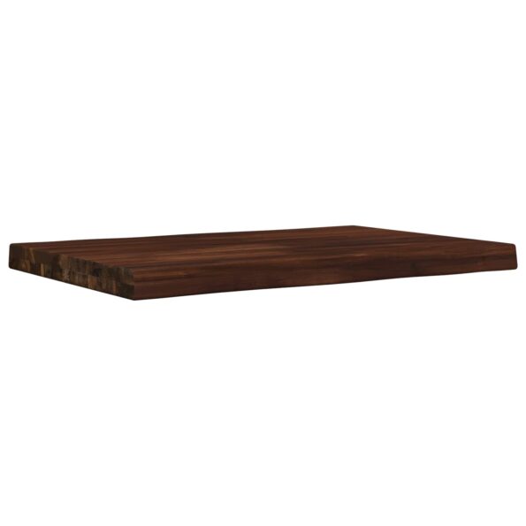 vidaXL Obdĺžnikový stôl 90 x 50 x 3,5 cm Obdĺžnikový Tmavohnedá – Obrázok 3