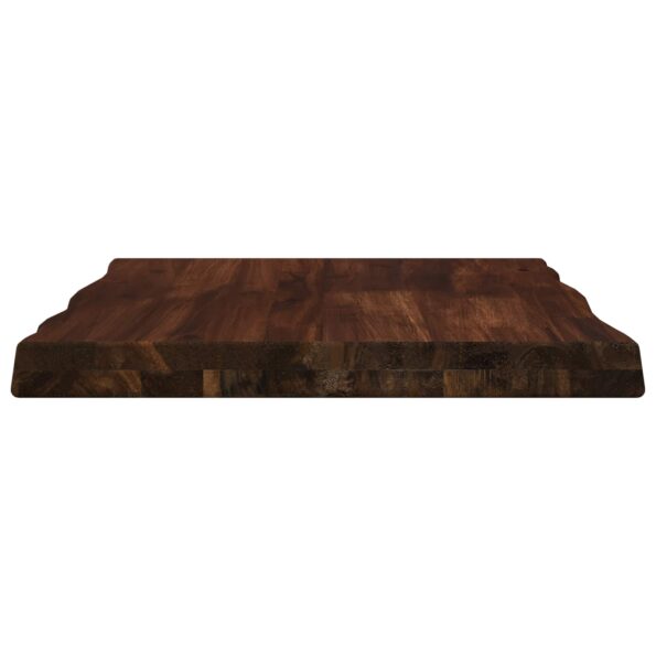 vidaXL Obdĺžnikový stôl 90 x 50 x 3,5 cm Obdĺžnikový Tmavohnedá – Obrázok 4
