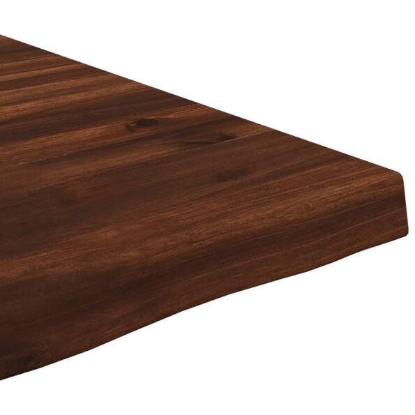 vidaXL Obdĺžnikový stôl 90 x 50 x 3,5 cm Obdĺžnikový Tmavohnedá – Obrázok 6