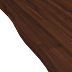 vidaXL Obdĺžnikový stôl 90 x 50 x 3,5 cm Obdĺžnikový Tmavohnedá – Obrázok 7