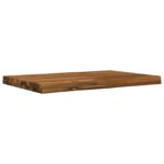 vidaXL Obdĺžnikový stôl 90 x 50 x 3,5 cm Obdĺžnikový Prírodná – Obrázok 3