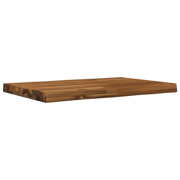 vidaXL Obdĺžnikový stôl 90 x 50 x 3,5 cm Obdĺžnikový Prírodná – Obrázok 3