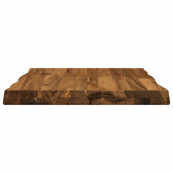 vidaXL Obdĺžnikový stôl 90 x 50 x 3,5 cm Obdĺžnikový Prírodná – Obrázok 4