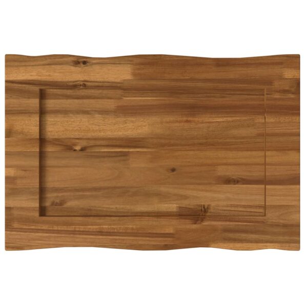 vidaXL Obdĺžnikový stôl 90 x 50 x 3,5 cm Obdĺžnikový Prírodná – Obrázok 5