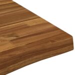 vidaXL Obdĺžnikový stôl 90 x 50 x 3,5 cm Obdĺžnikový Prírodná – Obrázok 6