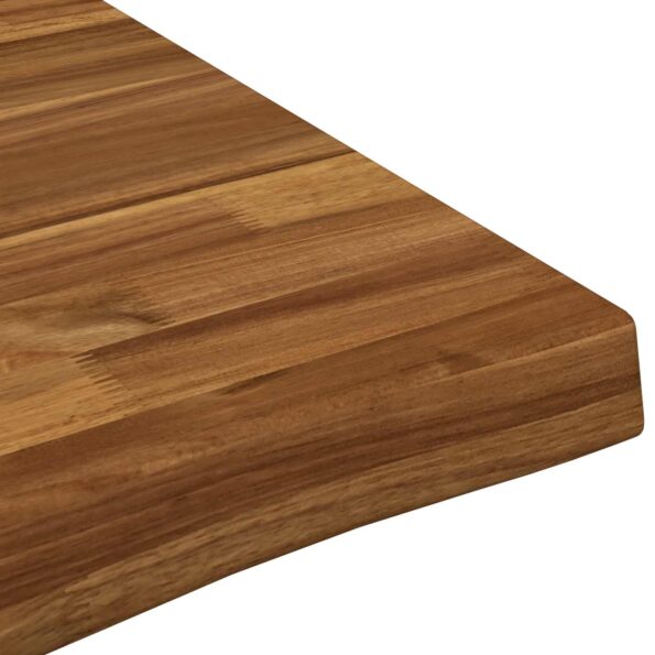 vidaXL Obdĺžnikový stôl 90 x 50 x 3,5 cm Obdĺžnikový Prírodná – Obrázok 6