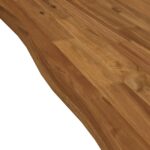 vidaXL Obdĺžnikový stôl 90 x 50 x 3,5 cm Obdĺžnikový Prírodná – Obrázok 7