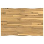 vidaXL Obdĺžnikový stôl 90 x 50 x 3,5 cm Obdĺžnikový Biela – Obrázok 2