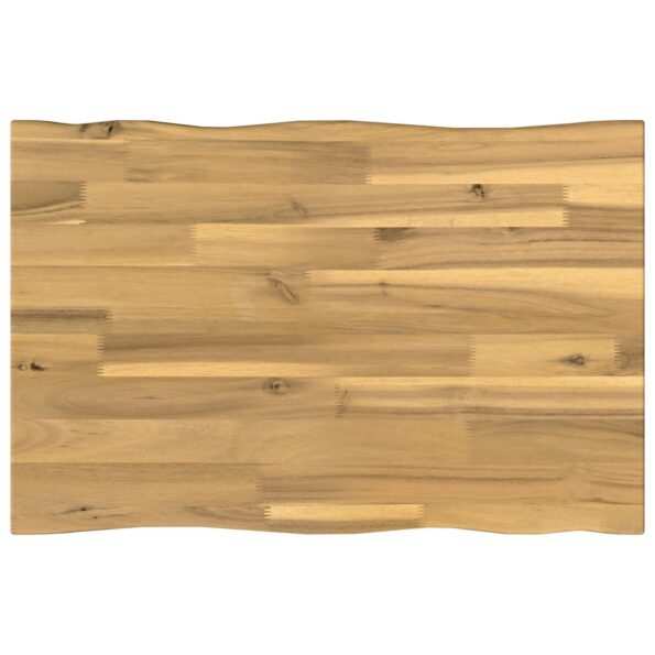 vidaXL Obdĺžnikový stôl 90 x 50 x 3,5 cm Obdĺžnikový Biela – Obrázok 2