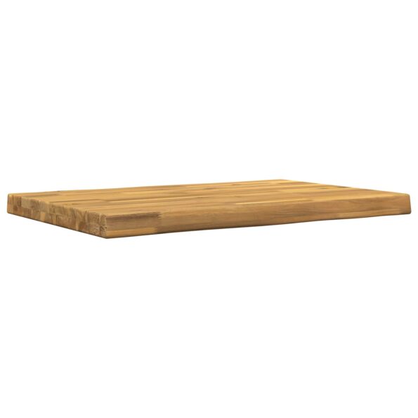 vidaXL Obdĺžnikový stôl 90 x 50 x 3,5 cm Obdĺžnikový Biela – Obrázok 3