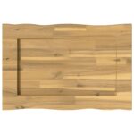 vidaXL Obdĺžnikový stôl 90 x 50 x 3,5 cm Obdĺžnikový Biela – Obrázok 5