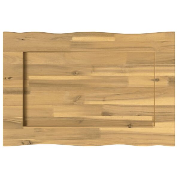 vidaXL Obdĺžnikový stôl 90 x 50 x 3,5 cm Obdĺžnikový Biela – Obrázok 5