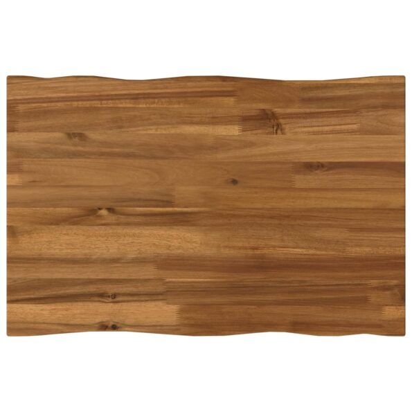 vidaXL Obdĺžnikový stôl 90 x 50 x 3,5 cm Obdĺžnikový Prírodná – Obrázok 2