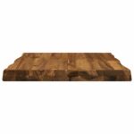 vidaXL Obdĺžnikový stôl 90 x 50 x 3,5 cm Obdĺžnikový Prírodná – Obrázok 4