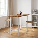 vidaXL Obdĺžnikový stôl 90 x 50 x 3,5 cm Obdĺžnikový Prírodná
