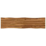 vidaXL Obdĺžnikový stôl 90 x 50 x 3,5 cm Obdĺžnikový Prírodná – Obrázok 2