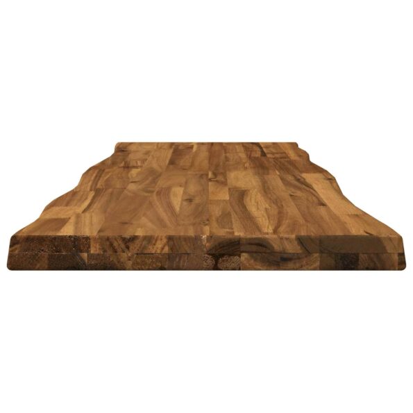 vidaXL Obdĺžnikový stôl 90 x 50 x 3,5 cm Obdĺžnikový Prírodná – Obrázok 4