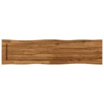 vidaXL Obdĺžnikový stôl 90 x 50 x 3,5 cm Obdĺžnikový Prírodná – Obrázok 5