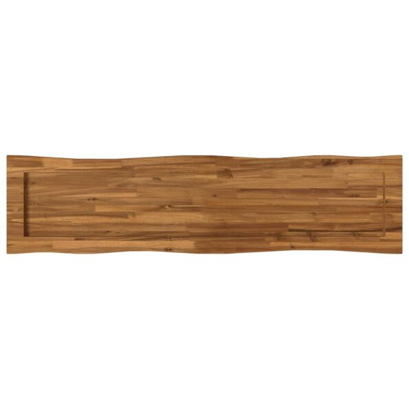vidaXL Obdĺžnikový stôl 90 x 50 x 3,5 cm Obdĺžnikový Prírodná – Obrázok 5