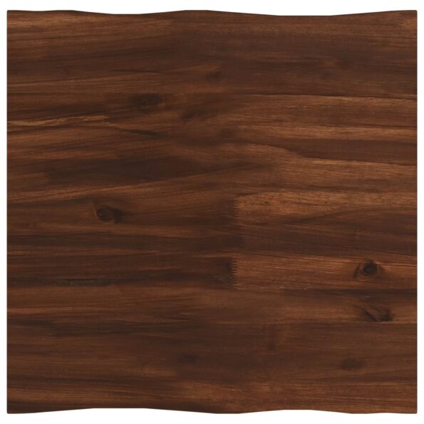vidaXL Obdĺžnikový stôl 60 x 60 x 3,5 cm Štvorcový Tmavohnedá – Obrázok 2