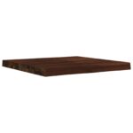 vidaXL Obdĺžnikový stôl 60 x 60 x 3,5 cm Štvorcový Tmavohnedá – Obrázok 3