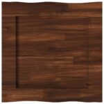 vidaXL Obdĺžnikový stôl 60 x 60 x 3,5 cm Štvorcový Tmavohnedá – Obrázok 5