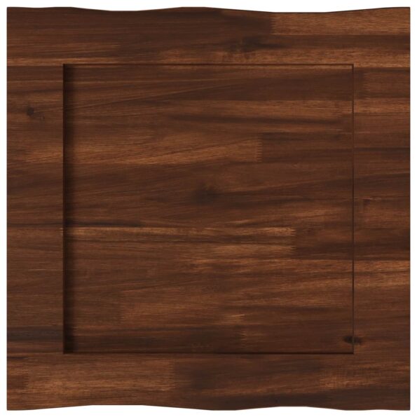 vidaXL Obdĺžnikový stôl 60 x 60 x 3,5 cm Štvorcový Tmavohnedá – Obrázok 5