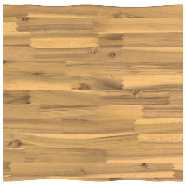 vidaXL Obdĺžnikový stôl 60 x 60 x 3,5 cm Štvorcový Biela – Obrázok 2