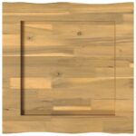 vidaXL Obdĺžnikový stôl 60 x 60 x 3,5 cm Štvorcový Biela – Obrázok 5