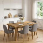 vidaXL Obdĺžnikový stôl 70 x 70 x 3,5 cm Štvorcový Biela – Obrázok 9