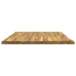 vidaXL Obdĺžnikový stôl 70 x 70 x 3,5 cm Štvorcový Biela – Obrázok 3