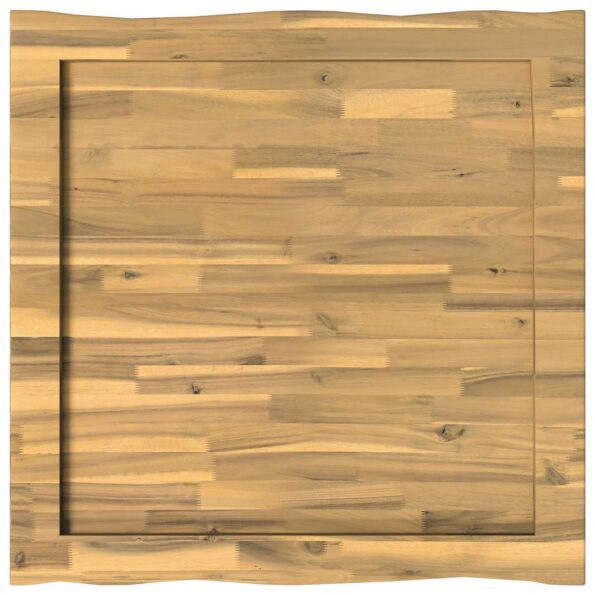 vidaXL Obdĺžnikový stôl 70 x 70 x 3,5 cm Štvorcový Biela – Obrázok 4