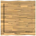 vidaXL Obdĺžnikový stôl 80 x 80 x 3,5 cm Štvorcový Biela – Obrázok 4