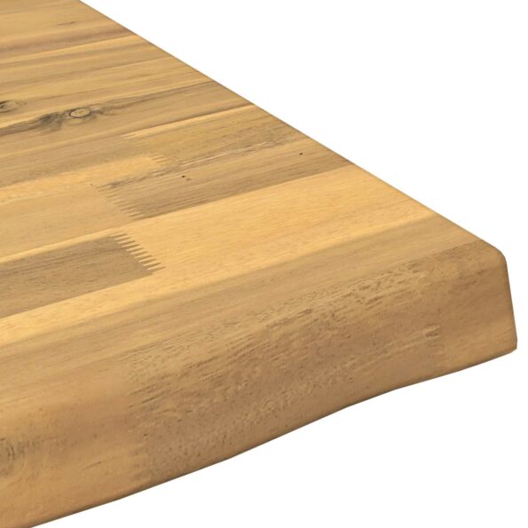 vidaXL Obdĺžnikový stôl 80 x 80 x 3,5 cm Štvorcový Biela – Obrázok 5
