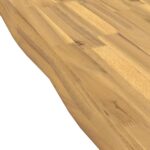 vidaXL Obdĺžnikový stôl 80 x 80 x 3,5 cm Štvorcový Biela – Obrázok 6