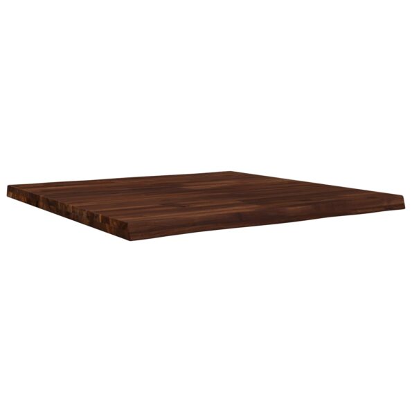 vidaXL Obdĺžnikový stôl 90 x 90 x 3,5 cm Štvorcový Tmavohnedá – Obrázok 2