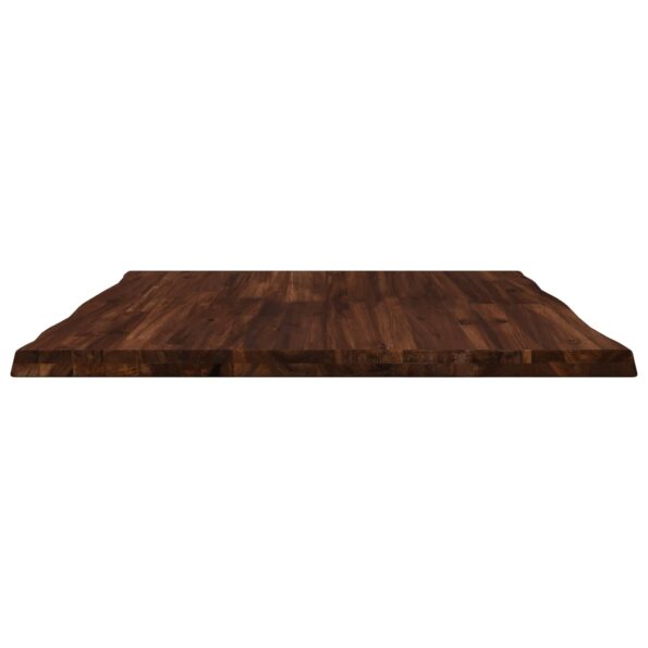 vidaXL Obdĺžnikový stôl 90 x 90 x 3,5 cm Štvorcový Tmavohnedá – Obrázok 3