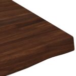 vidaXL Obdĺžnikový stôl 90 x 90 x 3,5 cm Štvorcový Tmavohnedá – Obrázok 5
